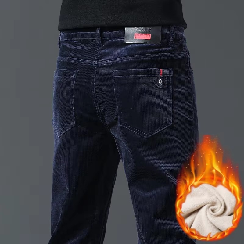 Corduroy Pant Warm - Pantalones de pana para hombre, con