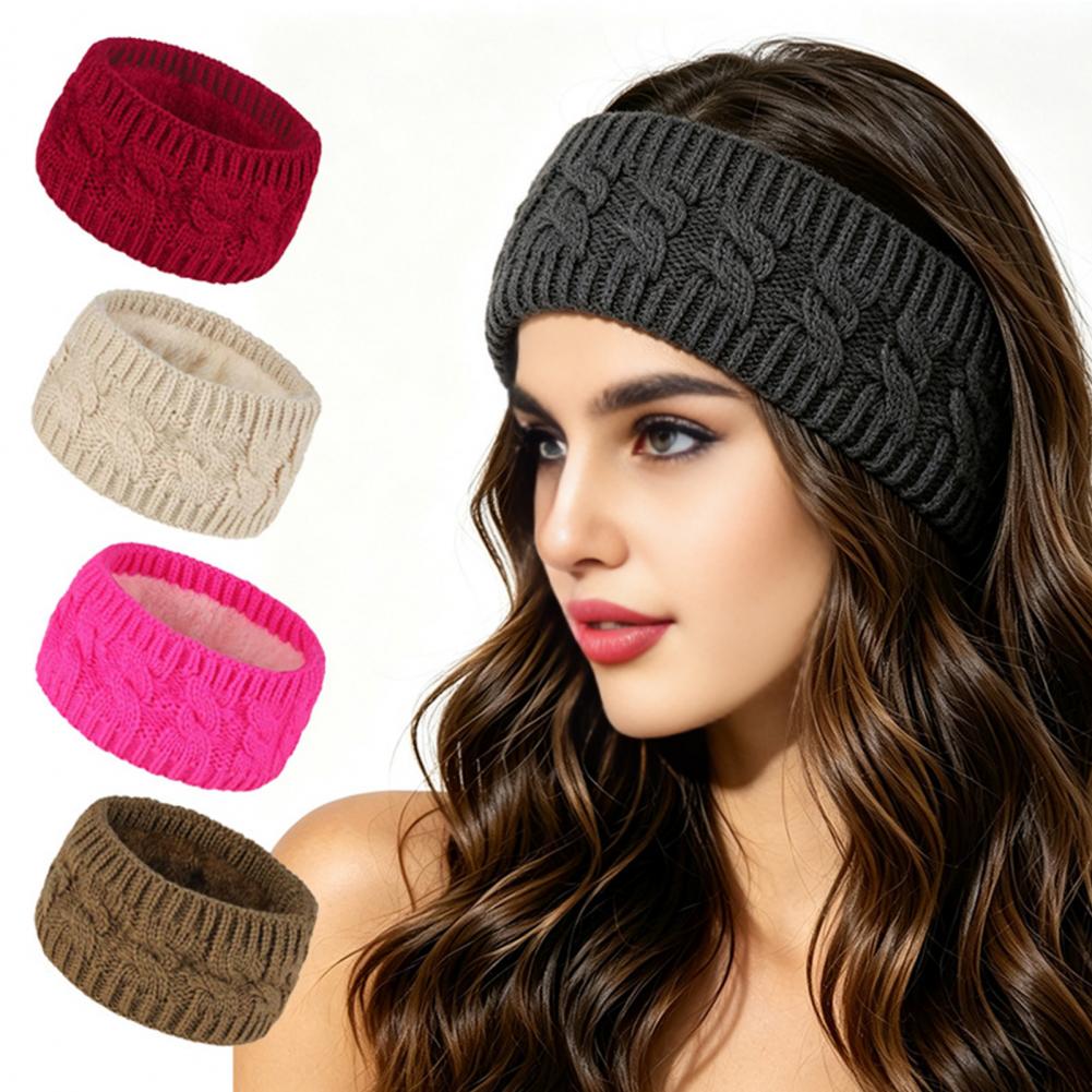 Diadema de punto de invierno p - Fleece Ear Warmer Band reseña y precio