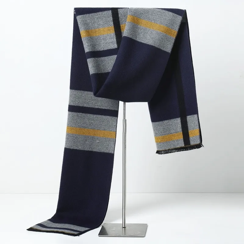 Bufandas a cuadros de marca de - Wool Scarf Men reseña y precio